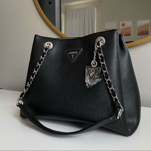 Guess Black Leather Purse